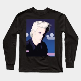 Portrait of Jim Jarmusch Long Sleeve T-Shirt